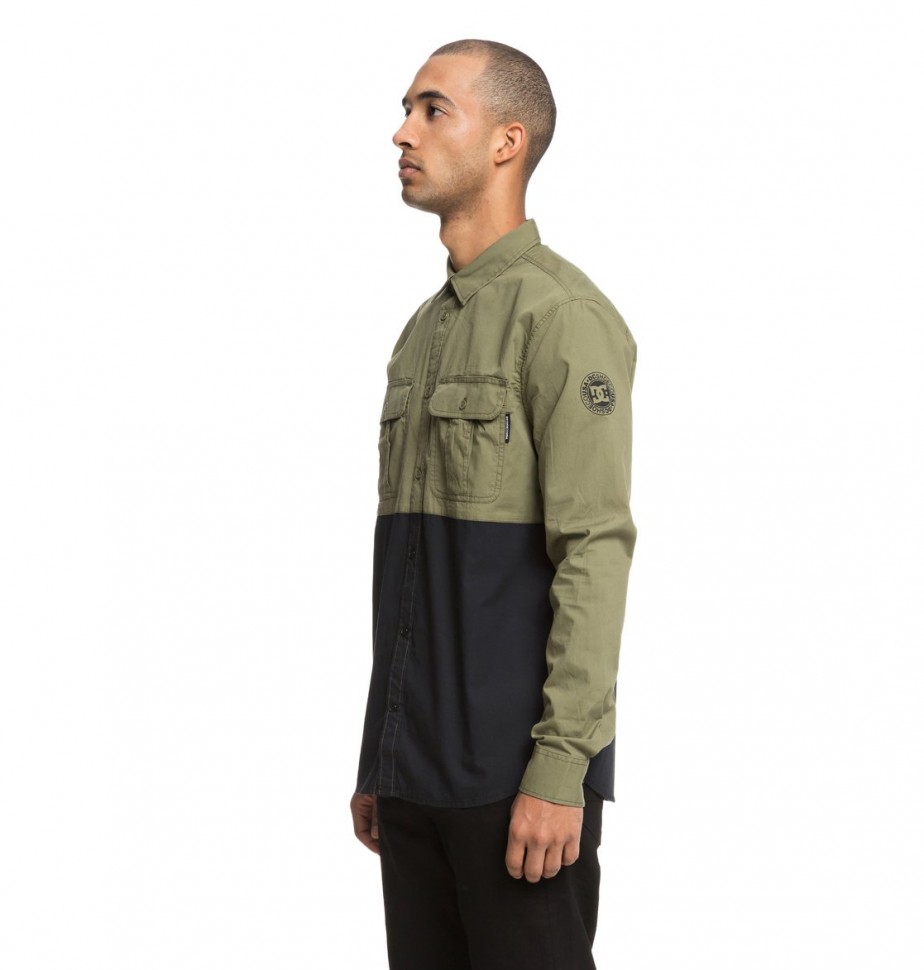 Сорочка DC SHOES Publicity Ls M Burnt Olive фото 2
