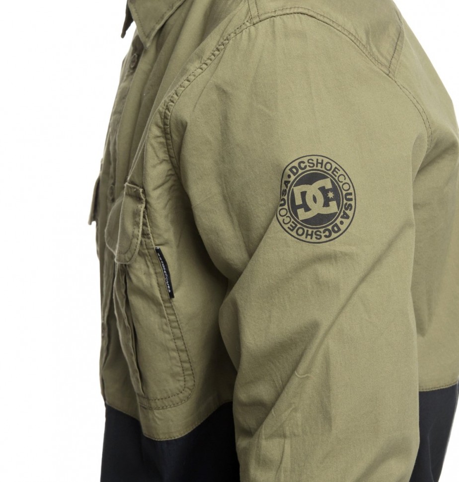 Сорочка DC SHOES Publicity Ls M Burnt Olive фото 3