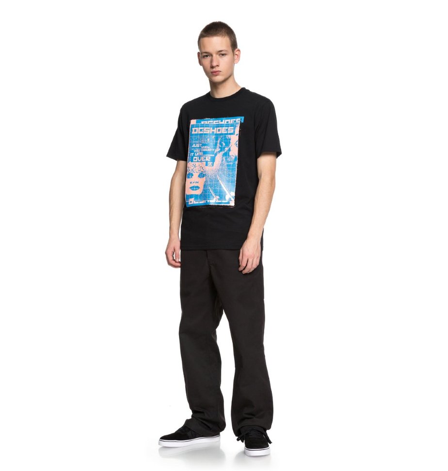 Футболка мужская DC SHOES Rocket Pilot Ss M Black фото 2