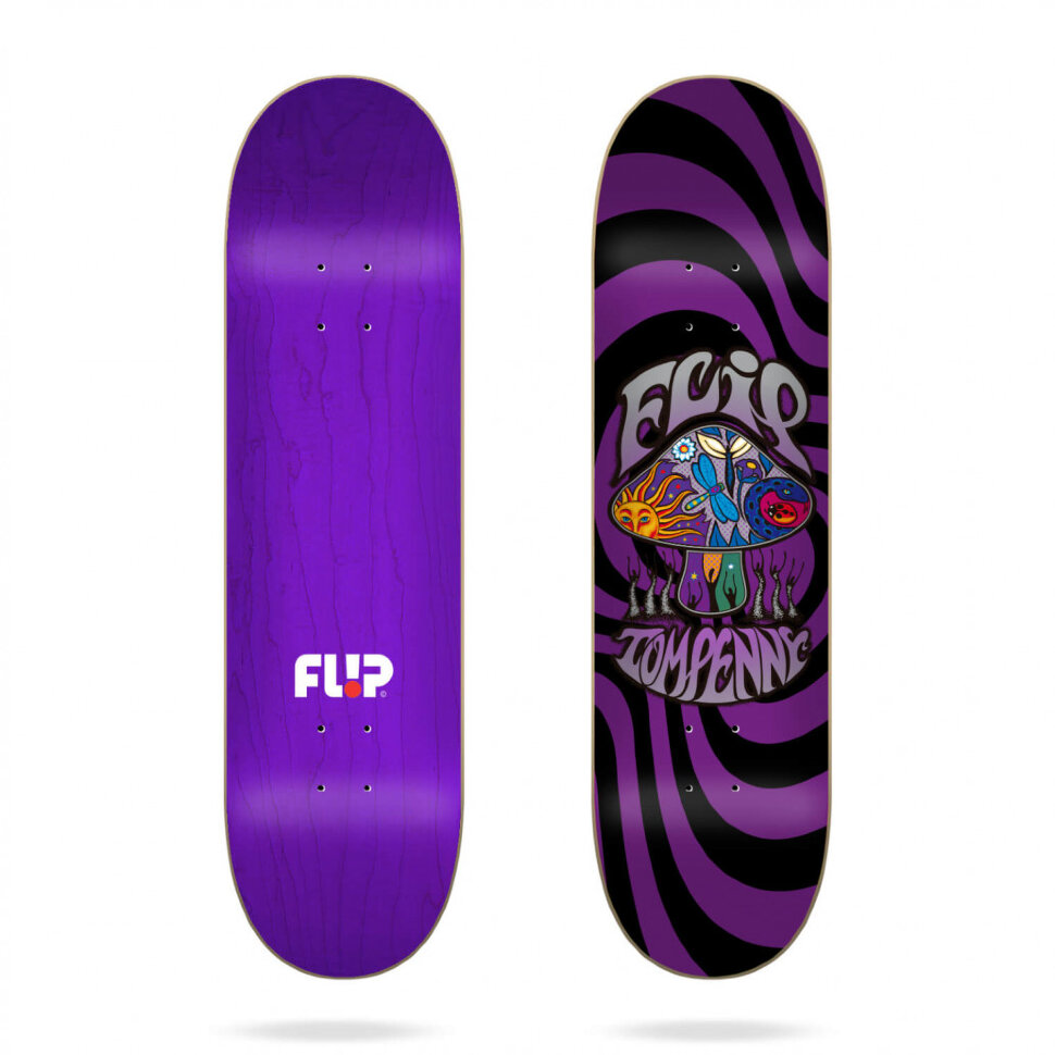 фото Дека для скейтборда flip penny loveshroom purple deck 8.13 дюйм 2022