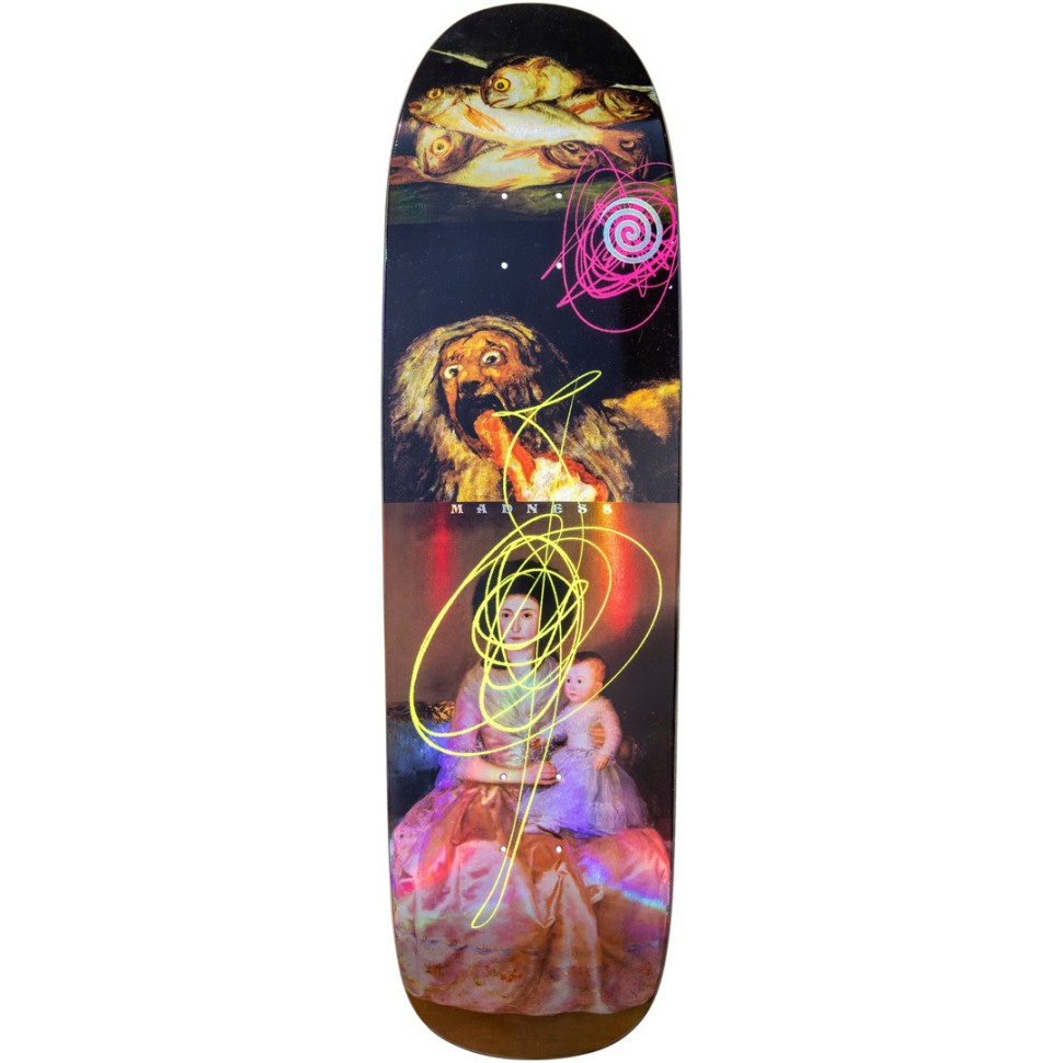 фото Дека для скейтборда madness anxiety holographic 9.125 дюйм