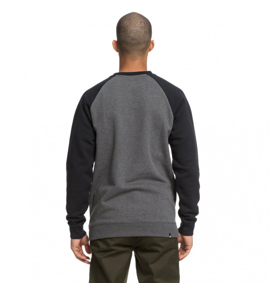 Джемпер DC SHOES Circle Star Cre M Black/ Charcoal Heather фото 5