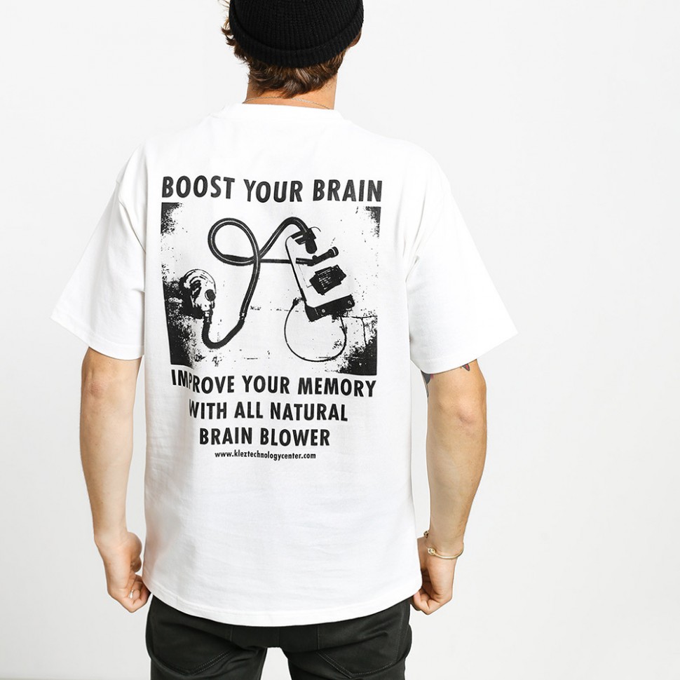 Футболка POLAR SKATE CO. Brain Blower Tee White фото 2