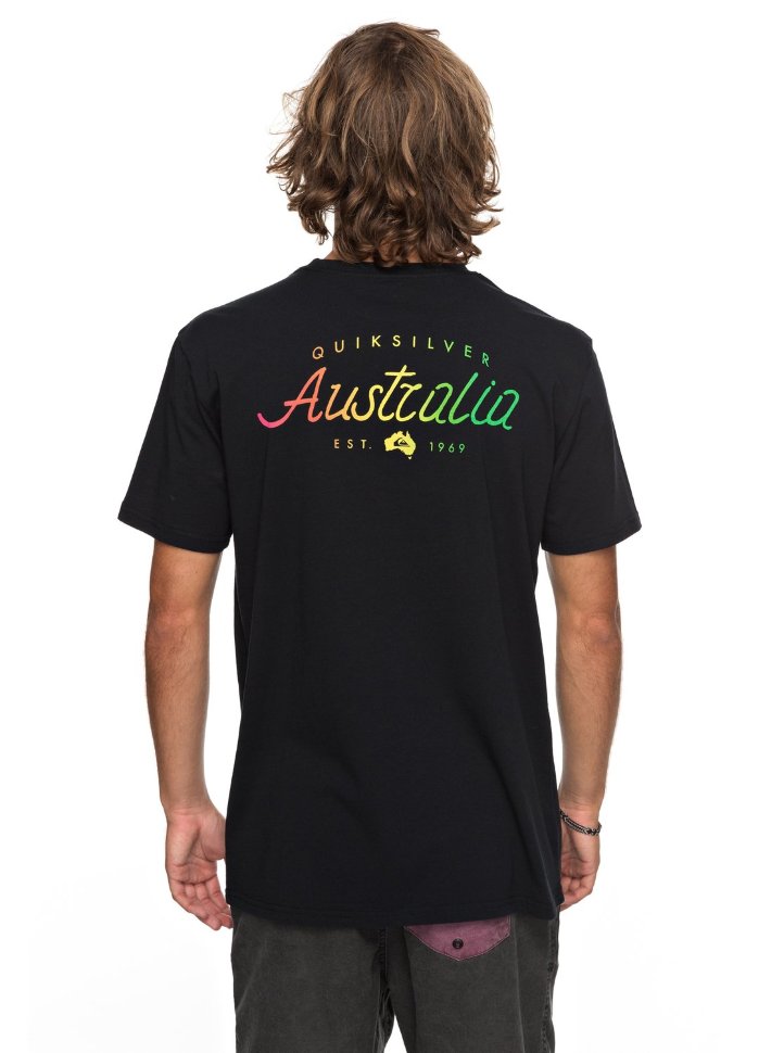 Футболка мужская QUIKSILVER Ssclaberaway M Black фото 3