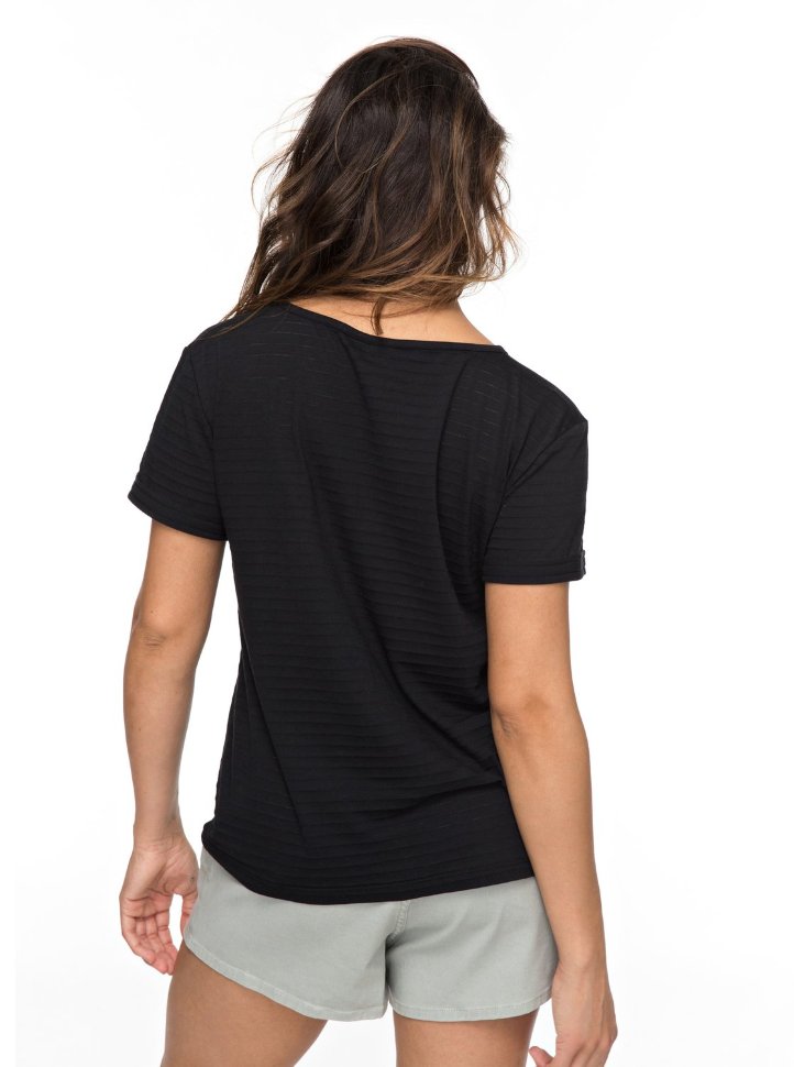 Футболка женская ROXY Earlybird Gang J Anthracite фото 3