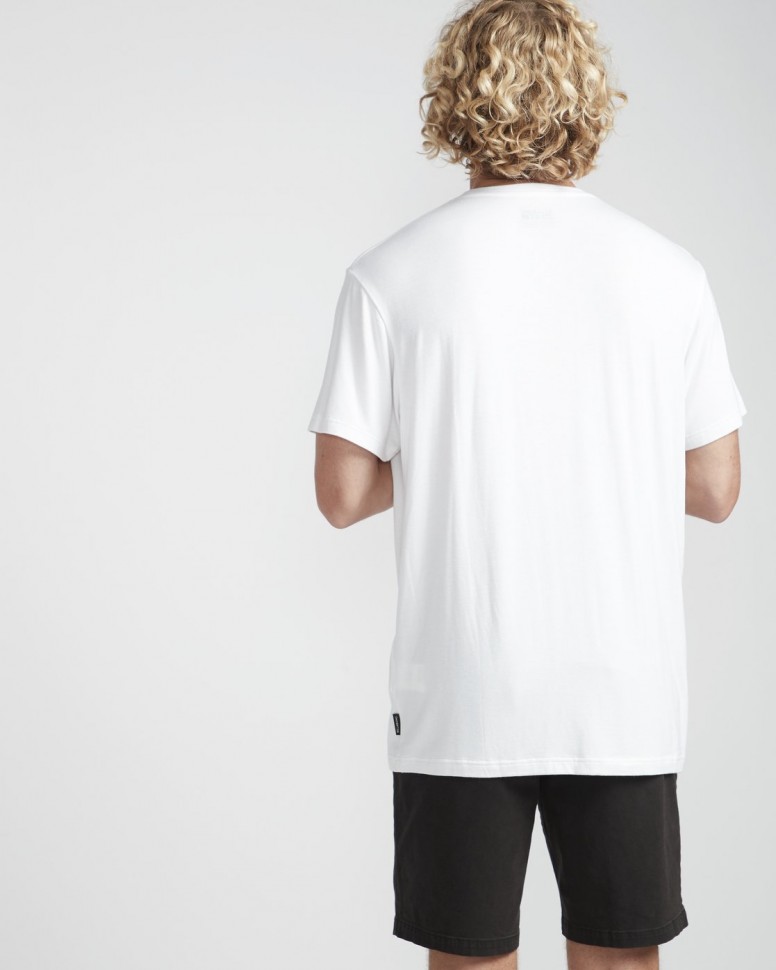 Футболка мужская BILLABONG Watcher Tee Ss White фото 2