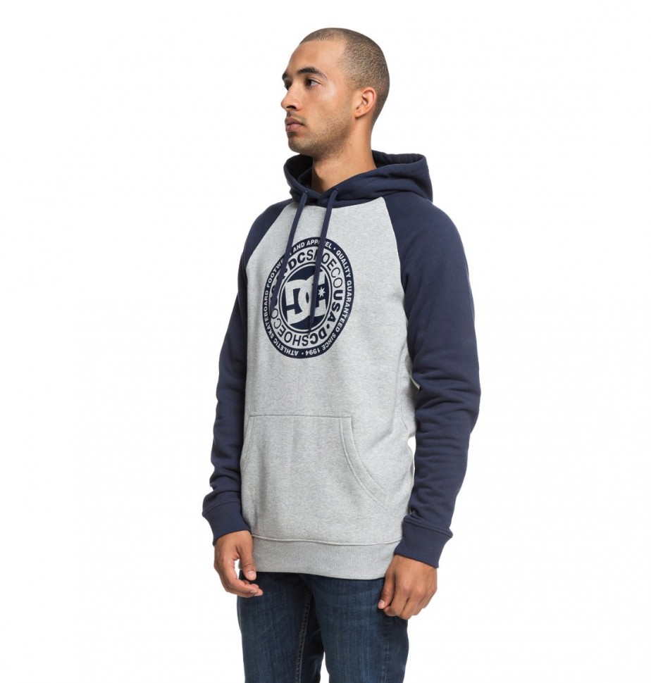 Джемпер DC SHOES Circle Star Ph M Black Iris/ Grey Heather фото 2