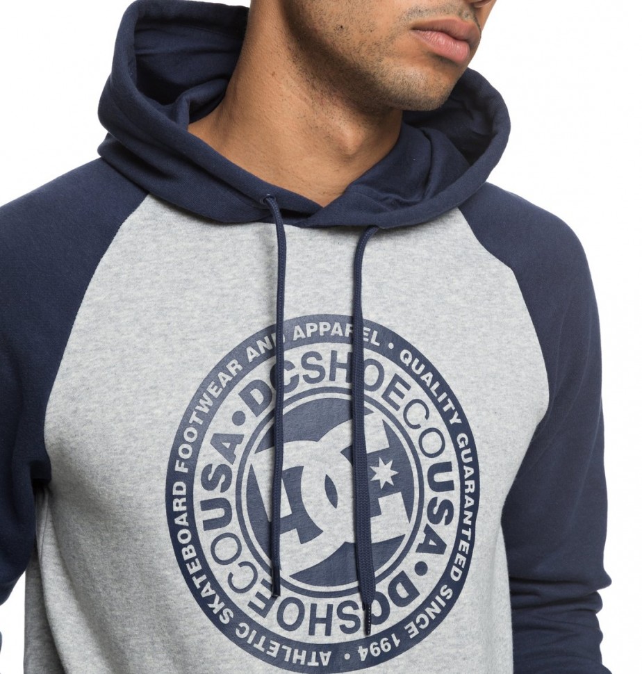 Джемпер DC SHOES Circle Star Ph M Black Iris/ Grey Heather фото 3