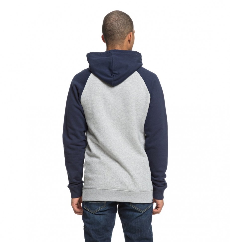 Джемпер DC SHOES Circle Star Ph M Black Iris/ Grey Heather фото 5