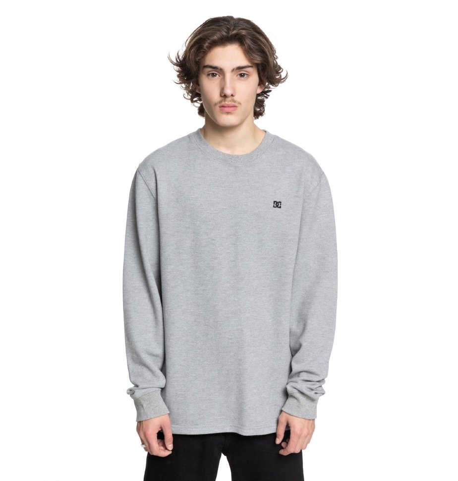 Джемпер мужской DC SHOES Rentnor Crew M Grey Heather
