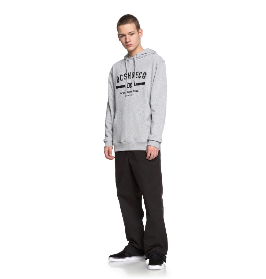 Джемпер мужской DC SHOES Last Stand Ph M Grey Heather фото 2