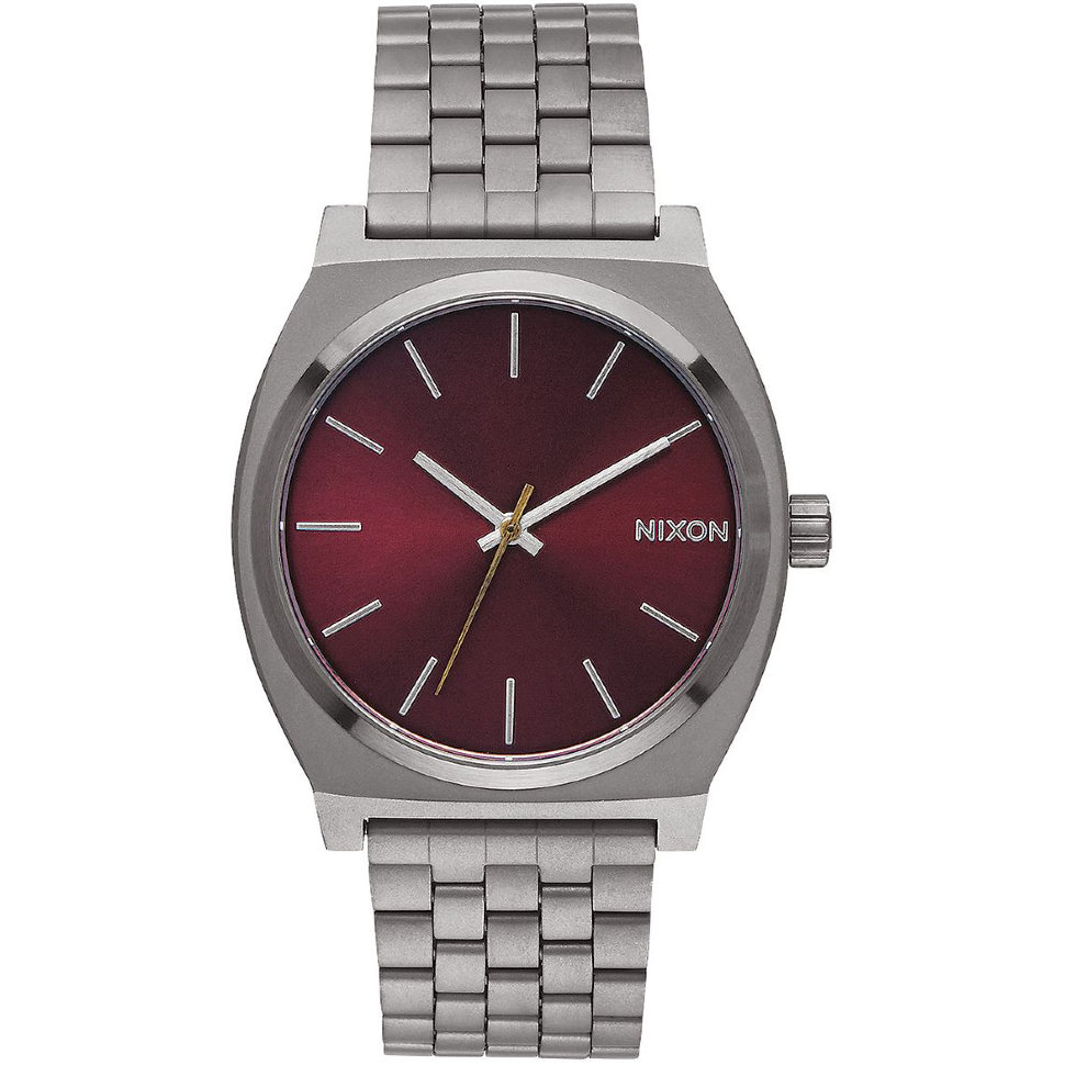 Часы NIXON Time Teller A/S Gunmetal/Deep Burgundy