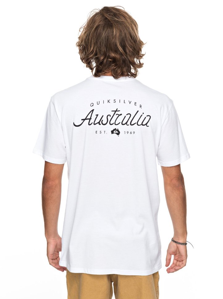 Футболка мужская QUIKSILVER Ssclaberaway M White фото 3