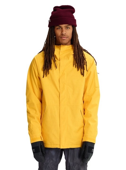 Куртка для сноуборда мужская BURTON Men's Hilltop Jacket Golden Rod фото 5