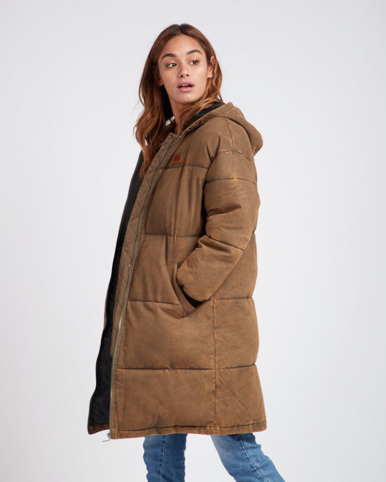 Парка oversize женская BILLABONG Under Spell Olive фото 3