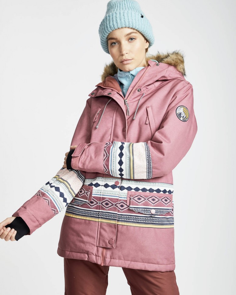 Куртка для сноуборда женская BILLABONG Nora 10K Primaloft Crushd Berry фото 2
