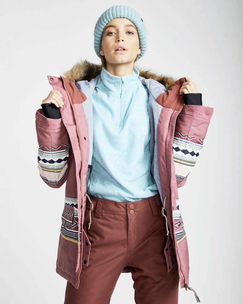 Куртка для сноуборда женская BILLABONG Nora 10K Primaloft Crushd Berry фото 5