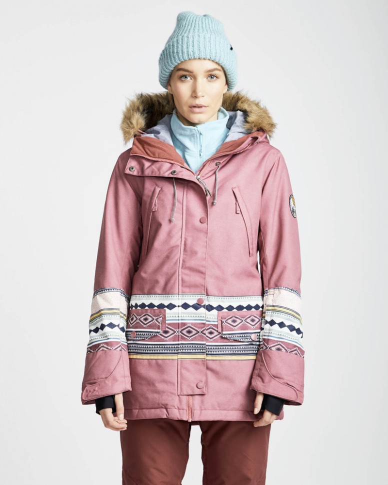Куртка для сноуборда женская BILLABONG Nora 10K Primaloft Crushd Berry фото 6