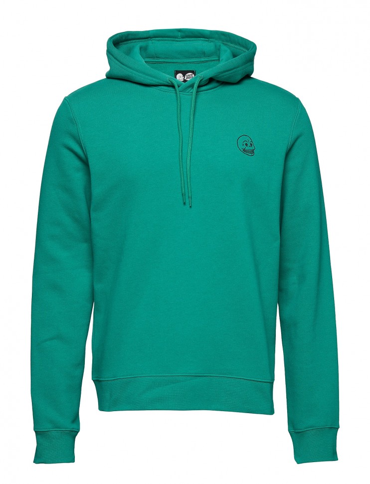 Худи CHEAP MONDAY Worth Hood Tiny Skull Grassgreen