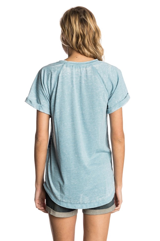 Футболка RIP CURL Graphic Raglan Tee Niagara Blue фото 2