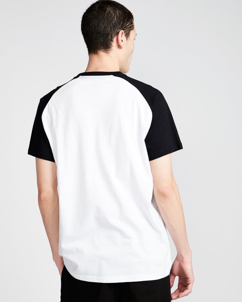 Футболка мужская ELEMENT Vertical Ss Raglan Optic White фото 3