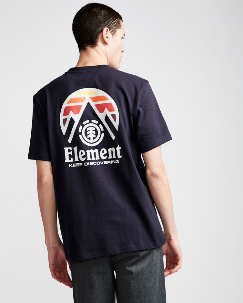 Футболка мужская ELEMENT Tri Tip Ss Eclipse Navy фото 2
