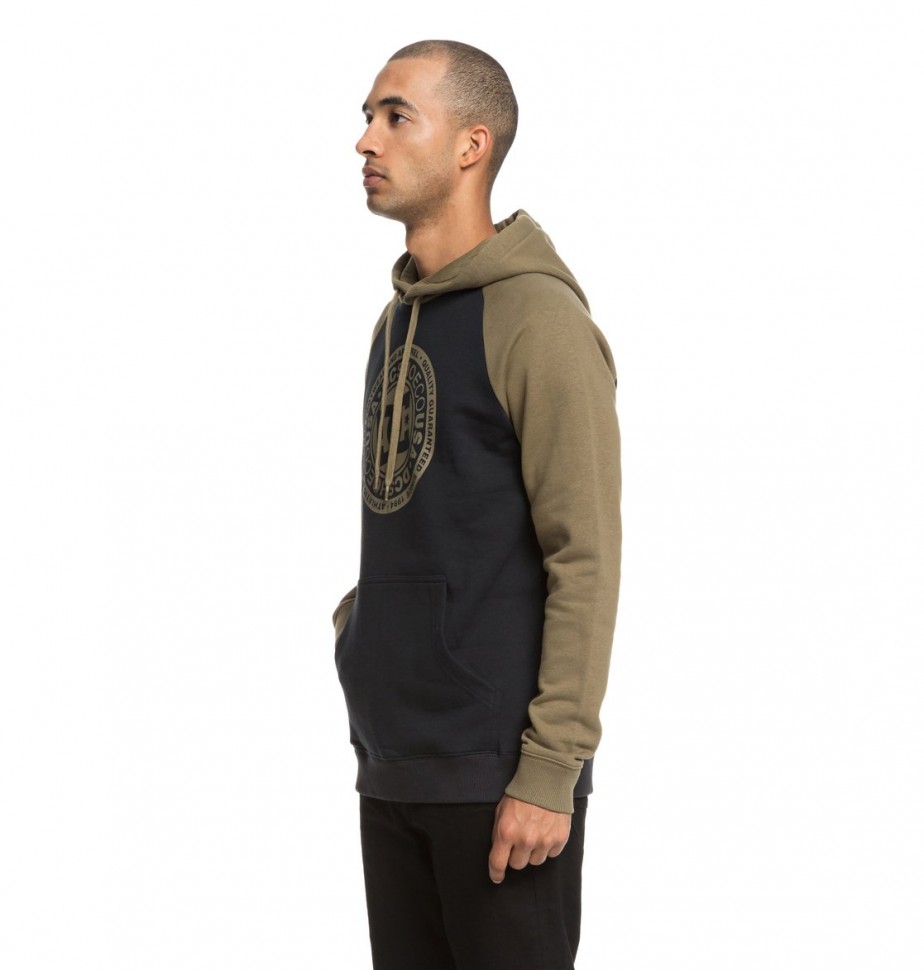 Джемпер DC SHOES Circle Star Ph M Burnt Olive/Black фото 2