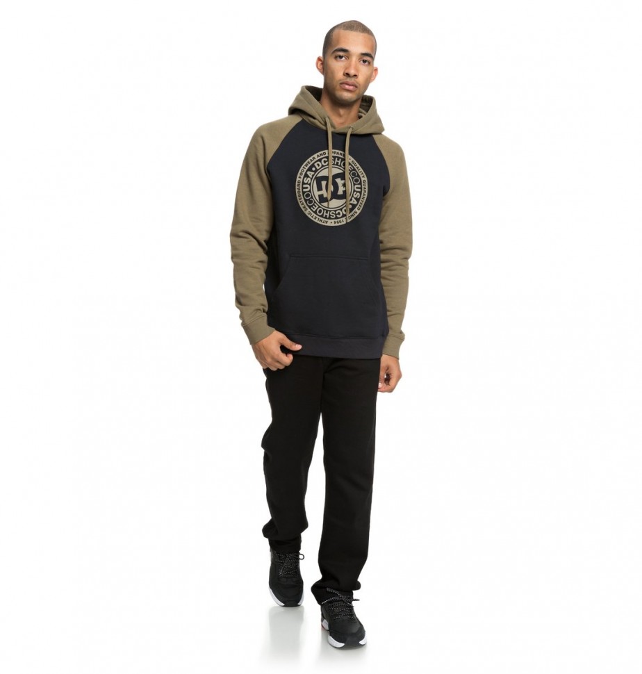 Джемпер DC SHOES Circle Star Ph M Burnt Olive/Black фото 4