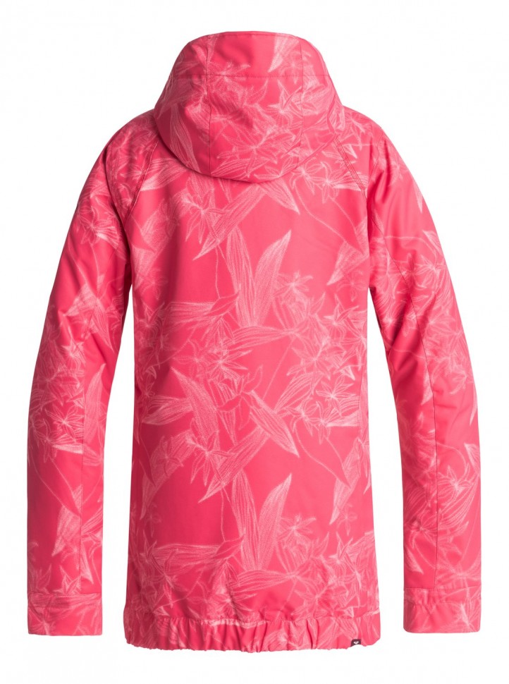 Куртка для сноуборда женская ROXY Valley Hoodie J Tea Berry_Washed Floral фото 2