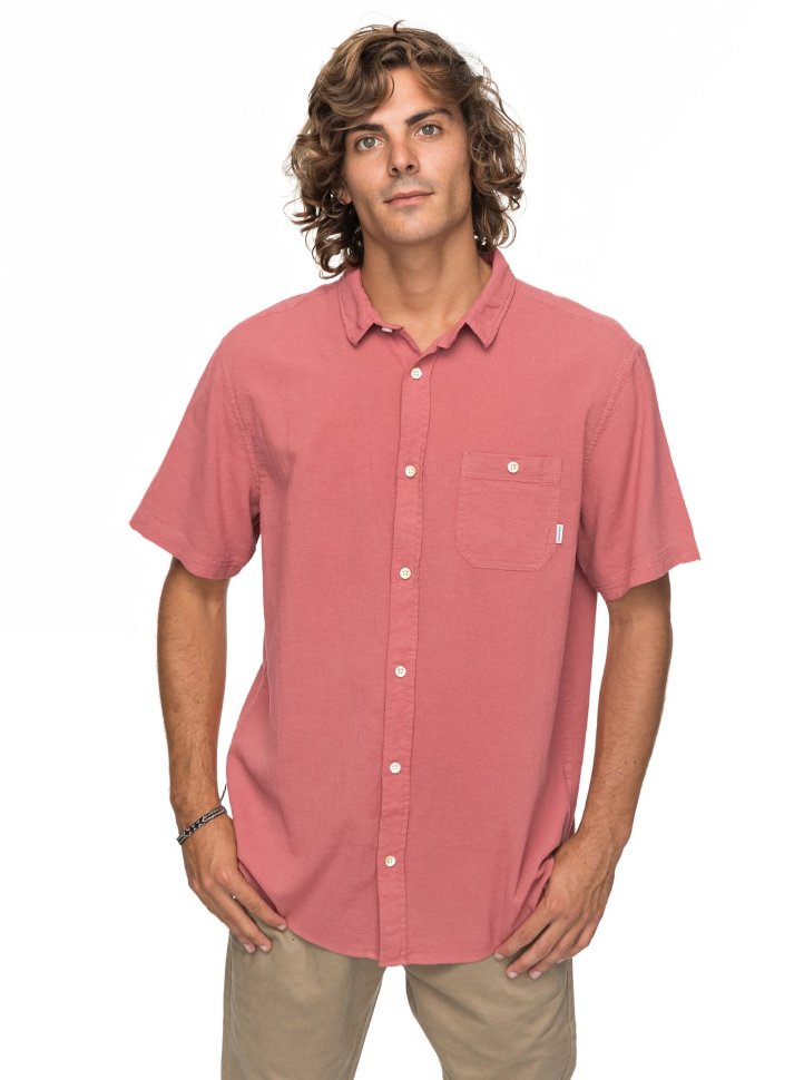 Рубашка мужская QUIKSILVER Newtimeboxss M Mineral Red