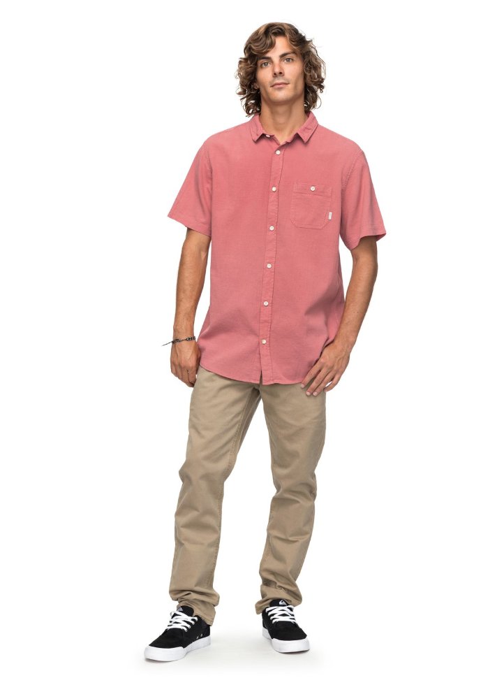 Рубашка мужская QUIKSILVER Newtimeboxss M Mineral Red фото 2