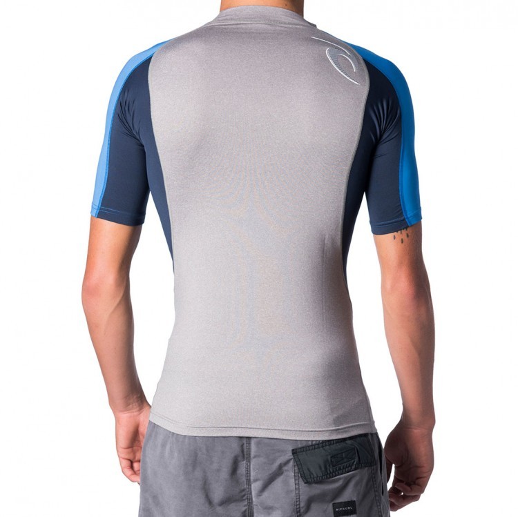 Гидромайка RIP CURL Wave S/Sl Uv Tee Light Grey Heather фото 2