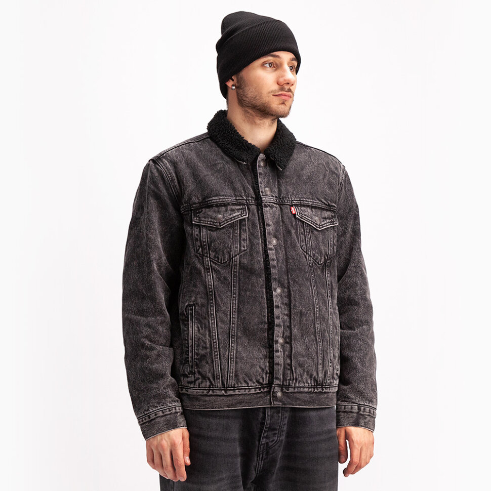 фото Куртка джинсовая levis type 3 sherpa trucker roadster 2021 levi's®