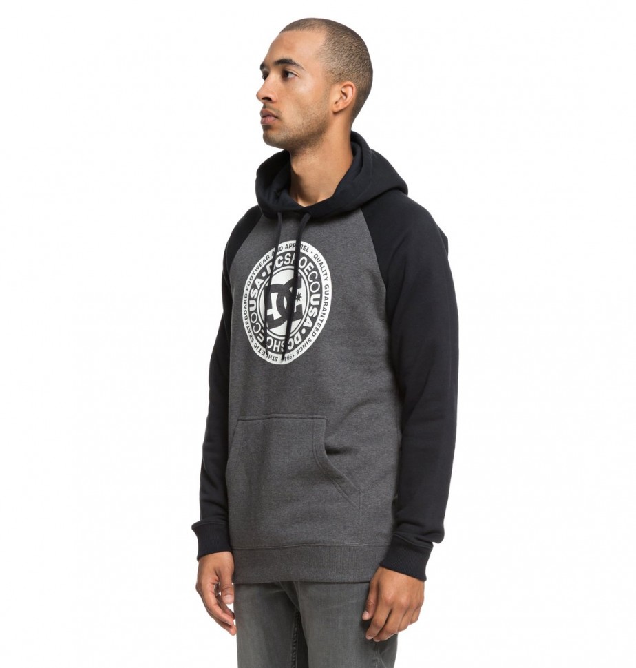 Джемпер DC SHOES Circle Star Ph M Black/ Charcoal Heather фото 2