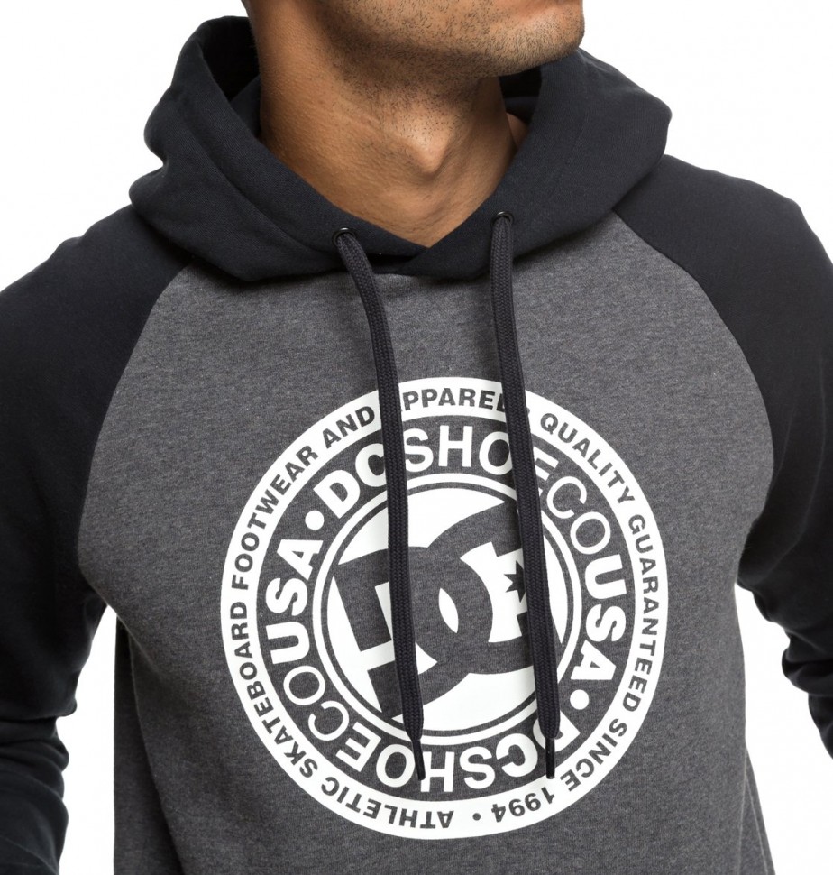 Джемпер DC SHOES Circle Star Ph M Black/ Charcoal Heather фото 3