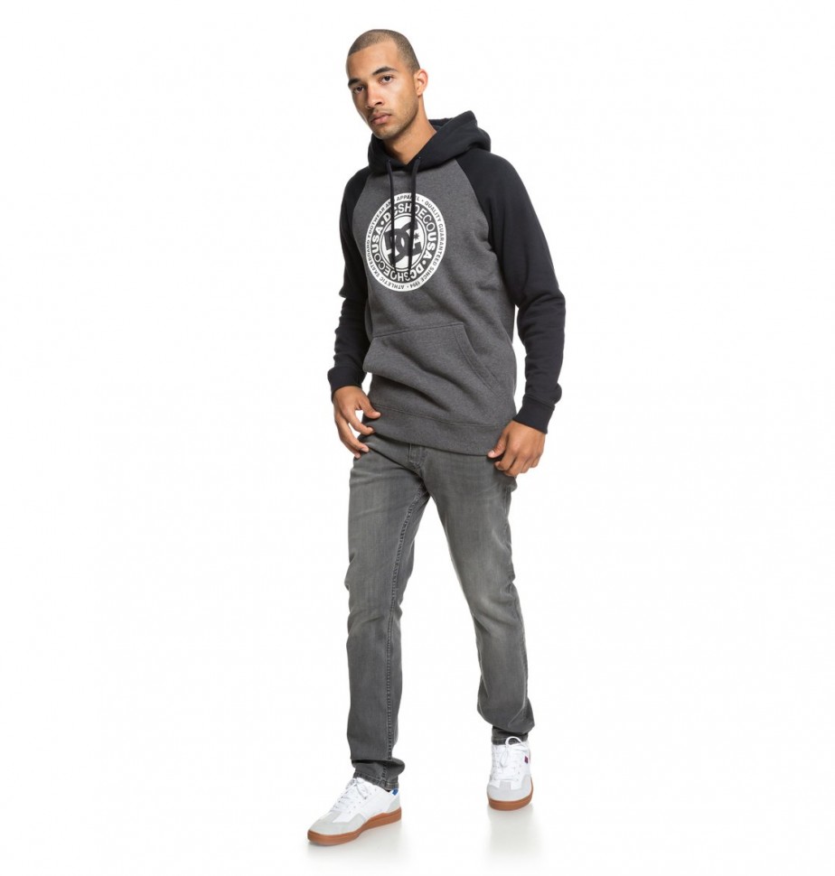 Джемпер DC SHOES Circle Star Ph M Black/ Charcoal Heather фото 4