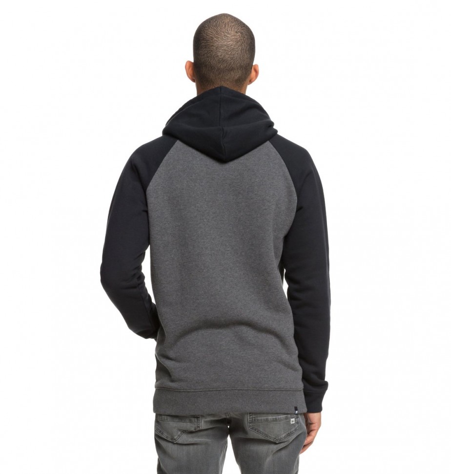 Джемпер DC SHOES Circle Star Ph M Black/ Charcoal Heather фото 5
