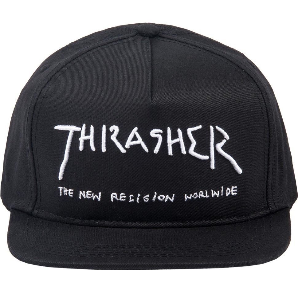 Бейсболка Thrasher New Religion Black фото 2