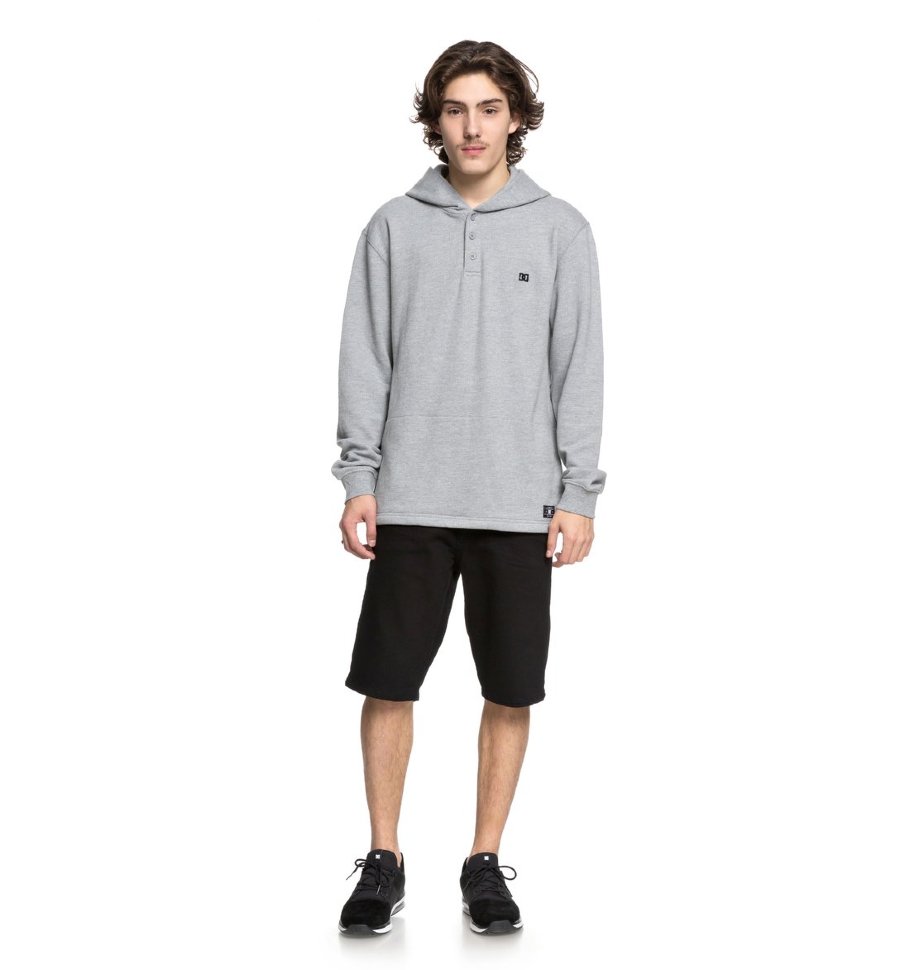 Джемпер мужской DC SHOES Rentnor Ph M Grey Heather фото 3