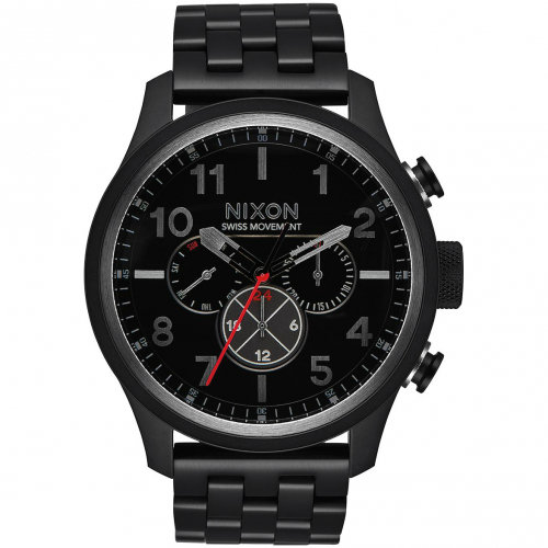 Часы NIXON Safari Dual Time A/S All Black
