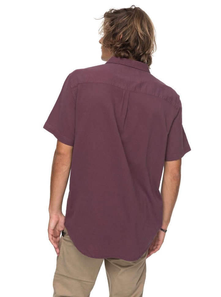 Рубашка мужская QUIKSILVER Newtimeboxss M Vineyard Wine фото 3