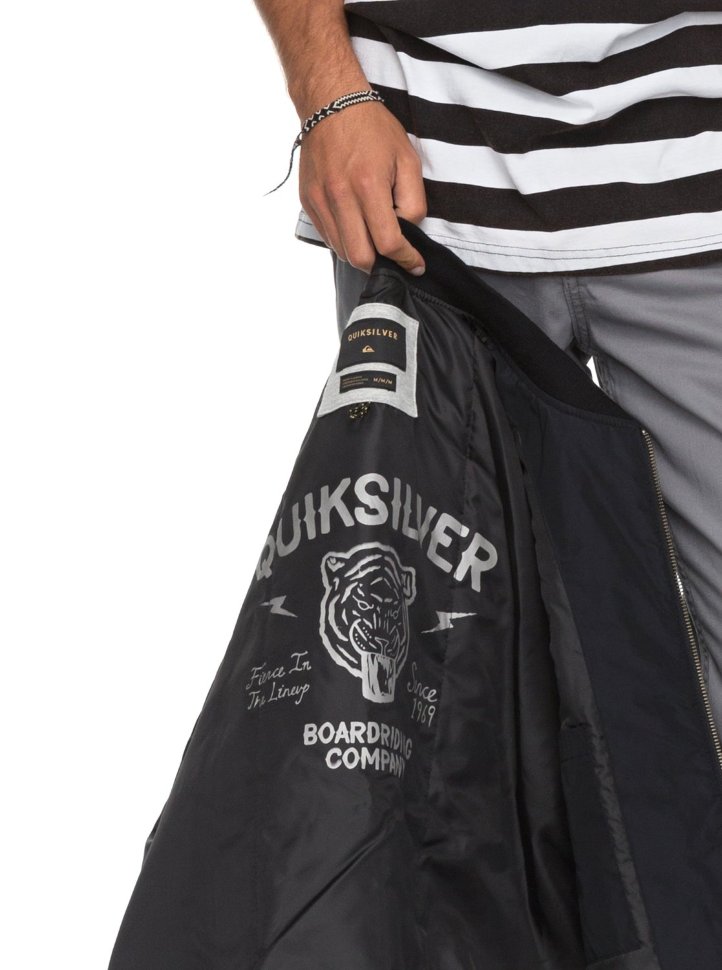 Куртка мужская QUIKSILVER Charveen M Black фото 3