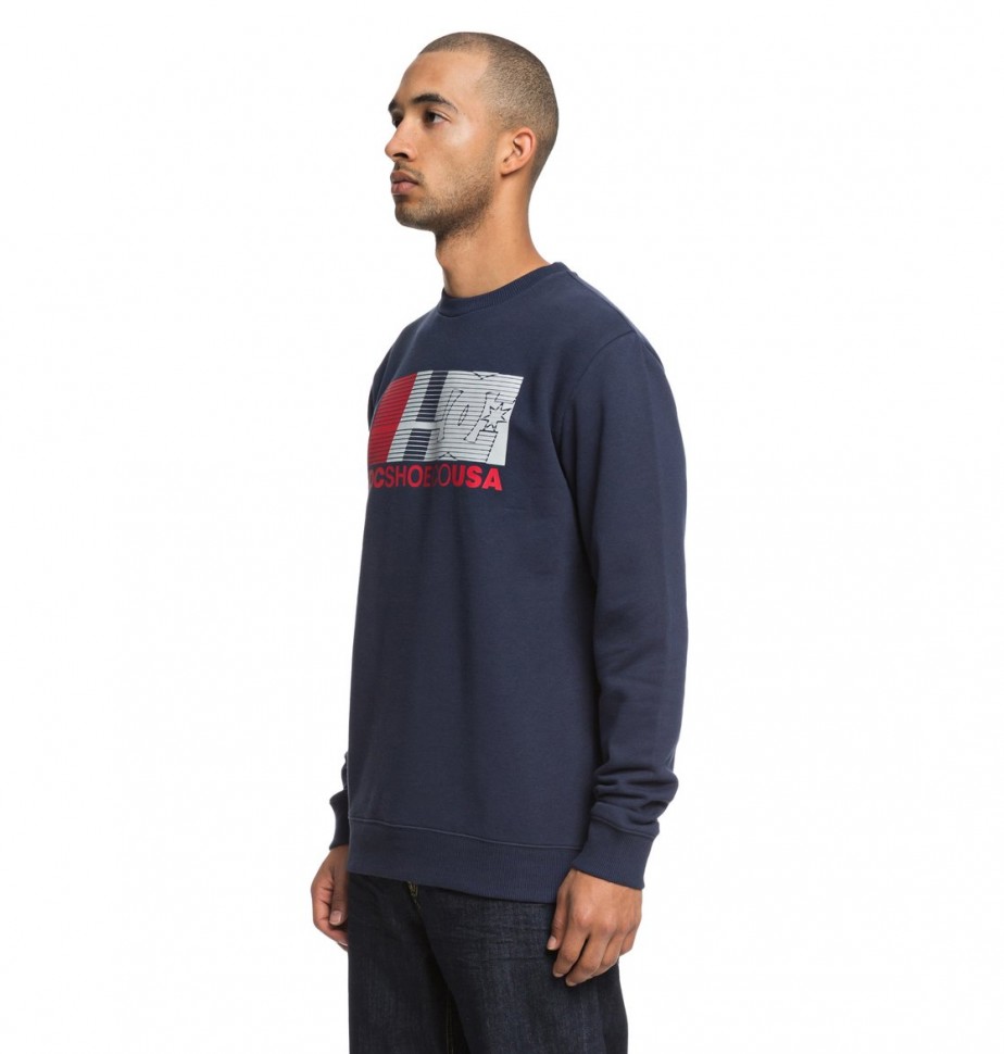 Джемпер DC SHOES High Value Crew M Black Iris фото 2