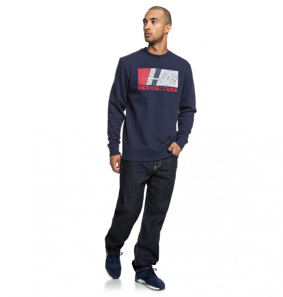 Джемпер DC SHOES High Value Crew M Black Iris фото 4