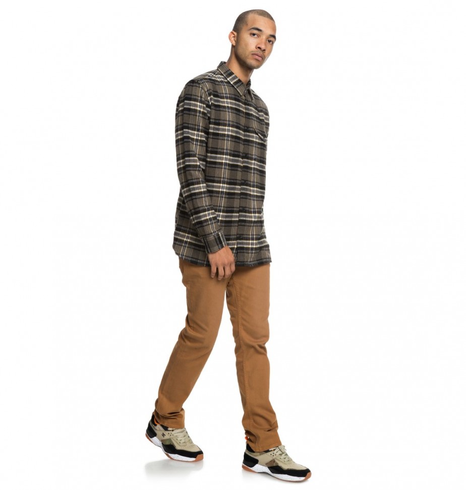 Сорочка DC SHOES Marsha Ls M Burnt Olive фото 5