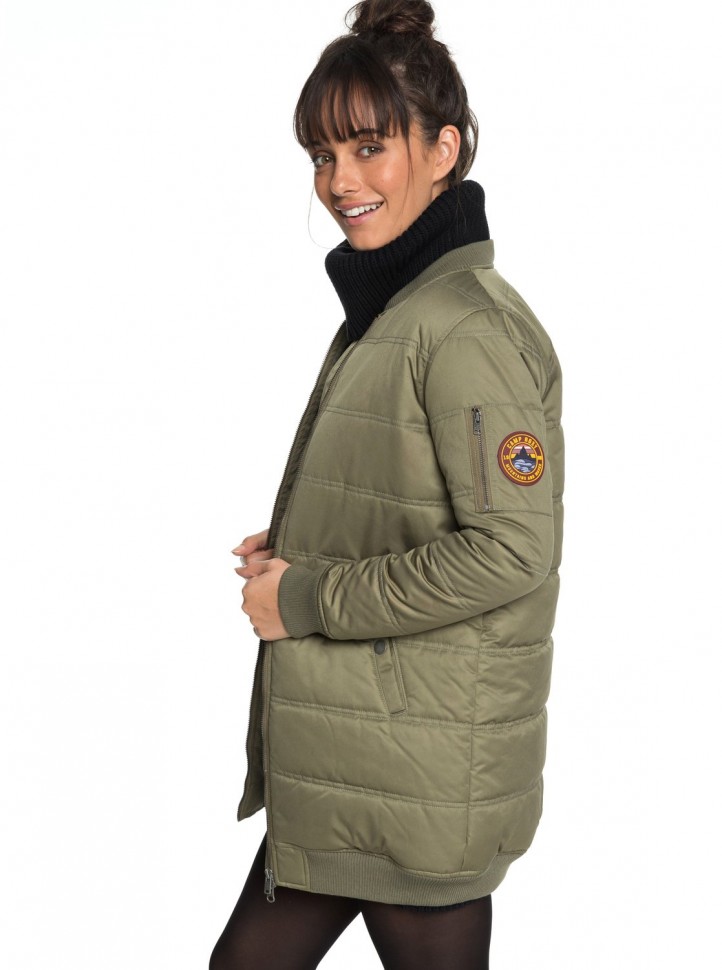 Куртка ROXY Fade Out J Burnt Olive фото 2