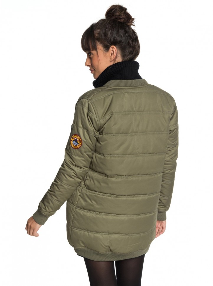 Куртка ROXY Fade Out J Burnt Olive фото 4