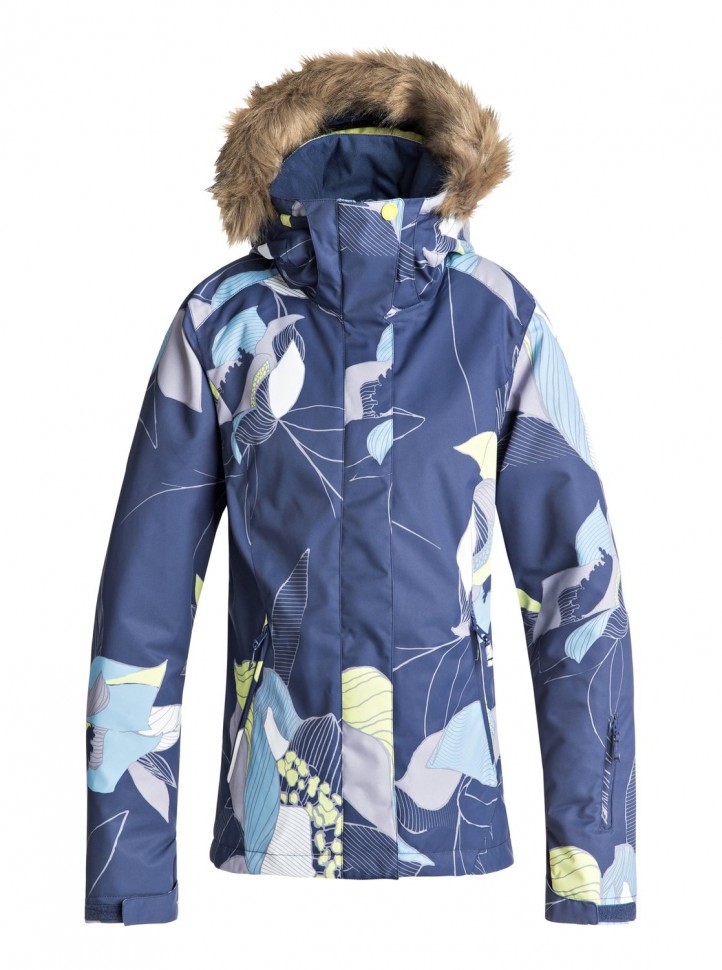 Куртка для сноуборда женская ROXY Jet Ski Jk J Crown Blue_Bold Petal