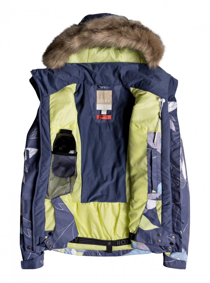Куртка для сноуборда женская ROXY Jet Ski Jk J Crown Blue_Bold Petal фото 3