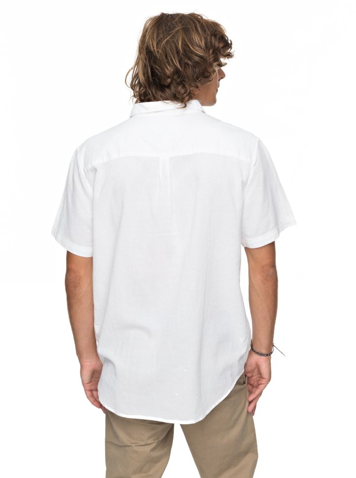 Рубашка мужская QUIKSILVER Newtimeboxss M Snow White фото 3